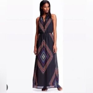 Old Navy geometric maxi dress